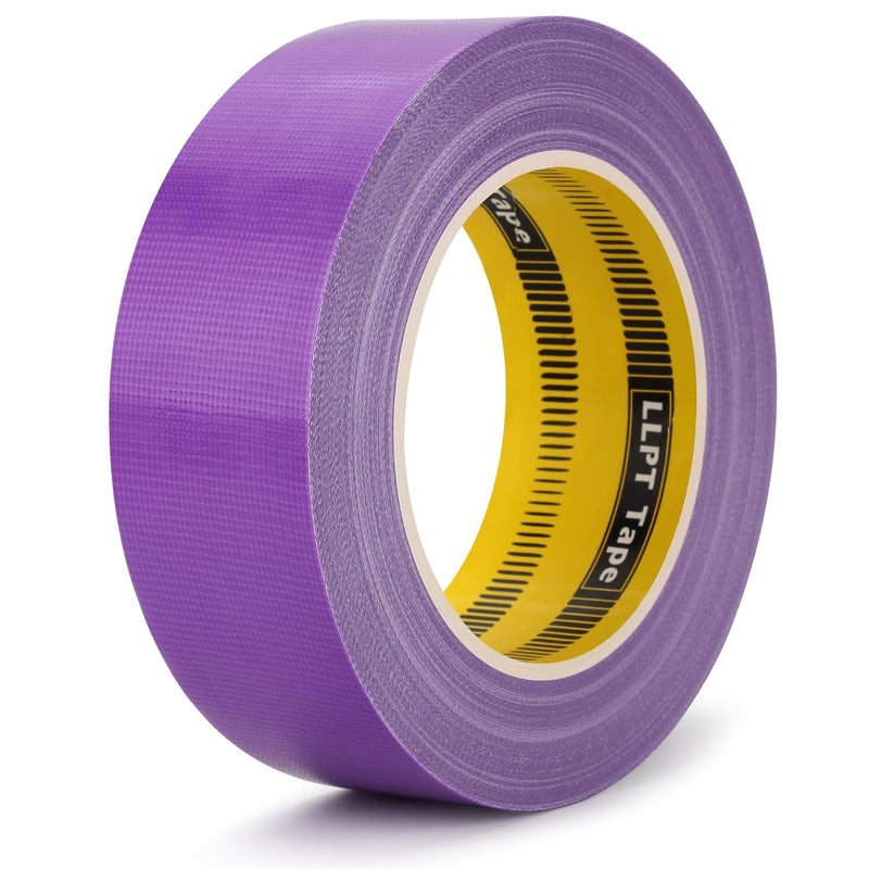 LLPT Duct Tape Premium Grade 1.6 Inches x 108 Feet x 11 Mil Easy Tear Residue Free Strong Adhesive Color Purple (DT405) - Image 1